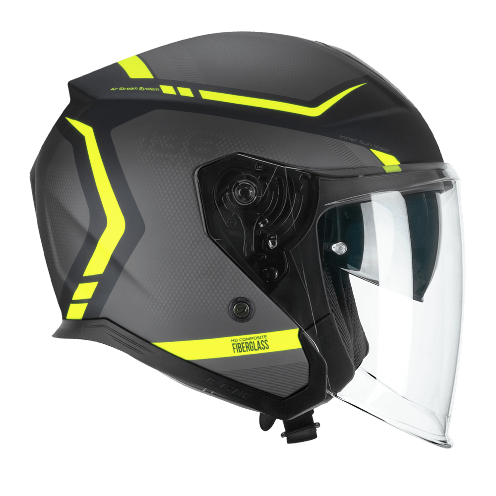 Colorazione Nero Giallo fluo opaco