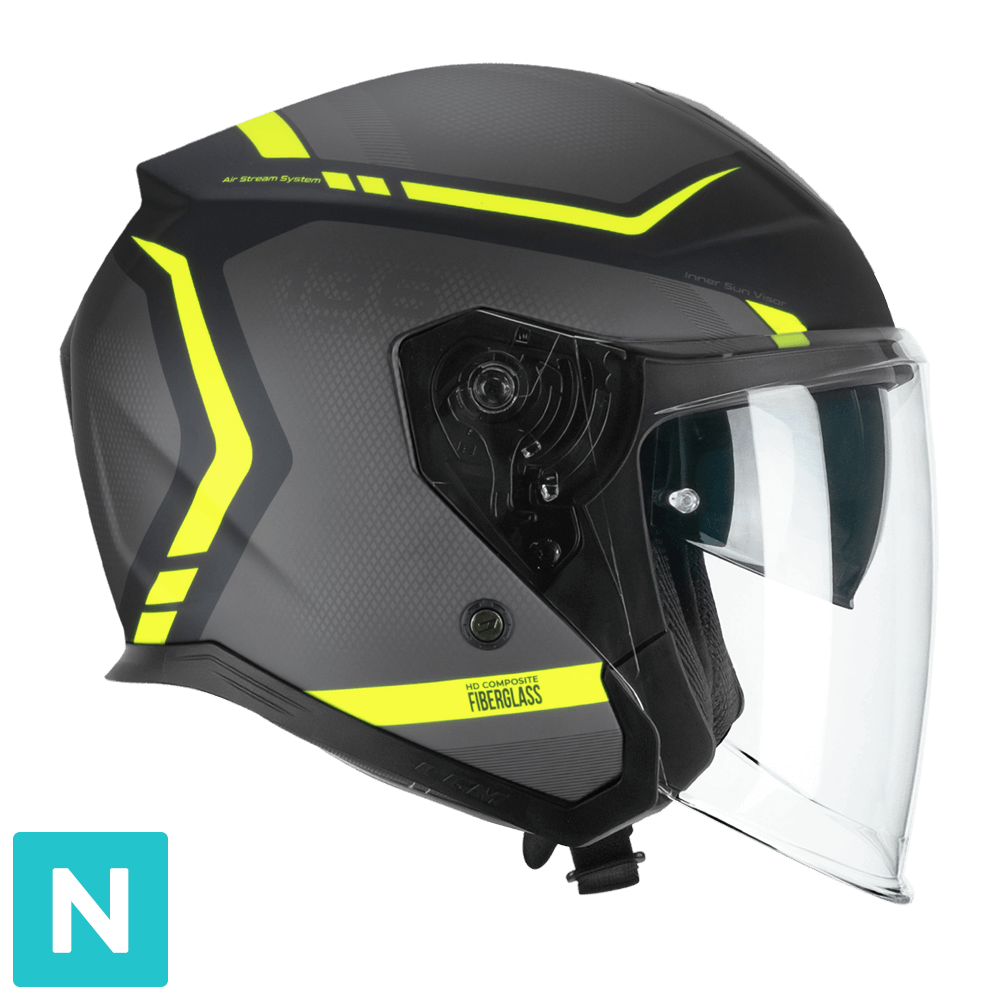 Colorazione Nero Giallo fluo opaco