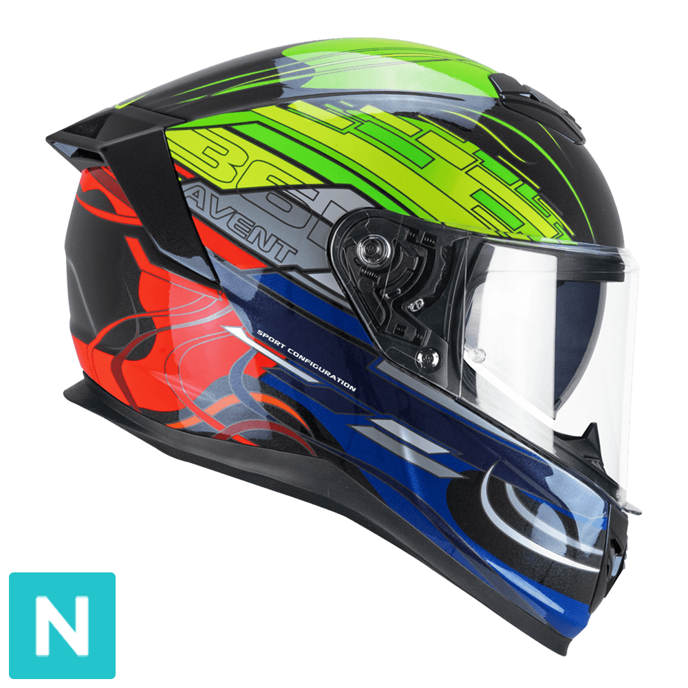 Colorazione Nero Verde Blu fluo metal