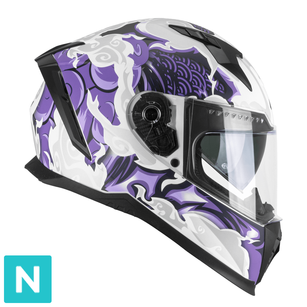 Colorazione Bianco Viola opaco