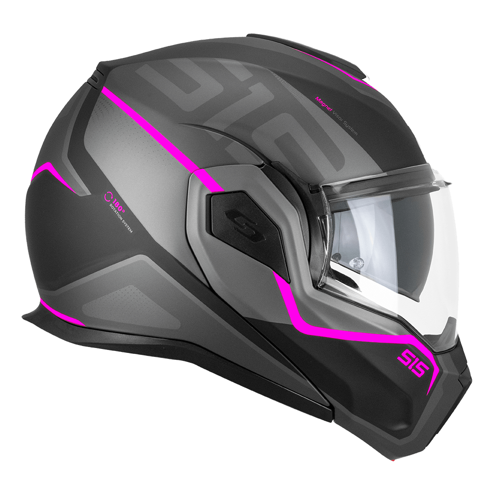 Colorazione Nero Fucsia fluo opaco