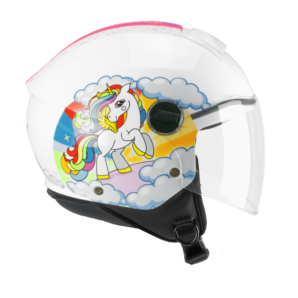 Colorazione Bianco Fucsia Celeste