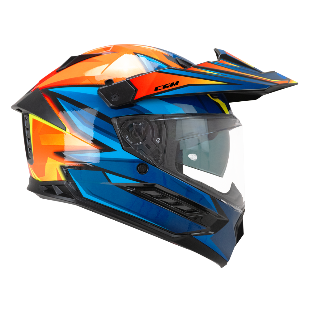 Colorazione Blu Arancione Giallo fluo