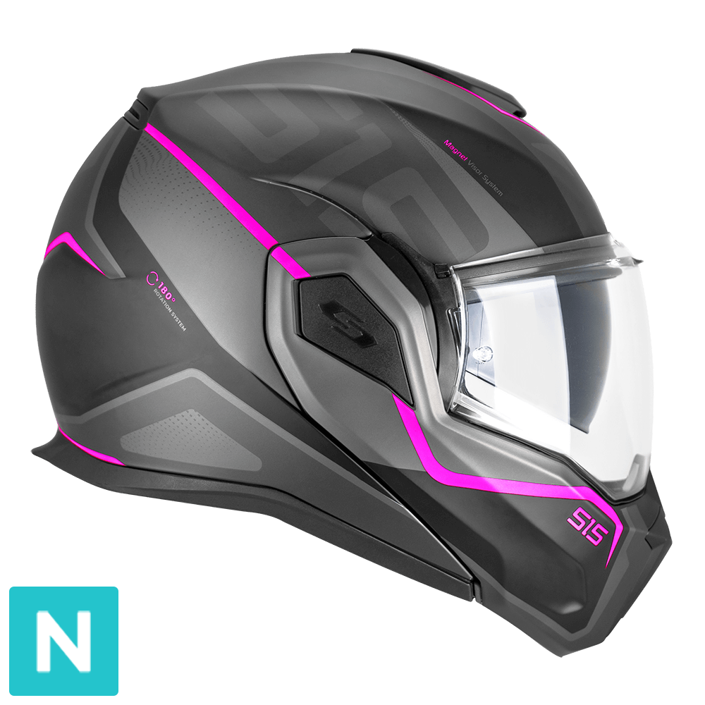 Colorazione Nero Fucsia fluo opaco