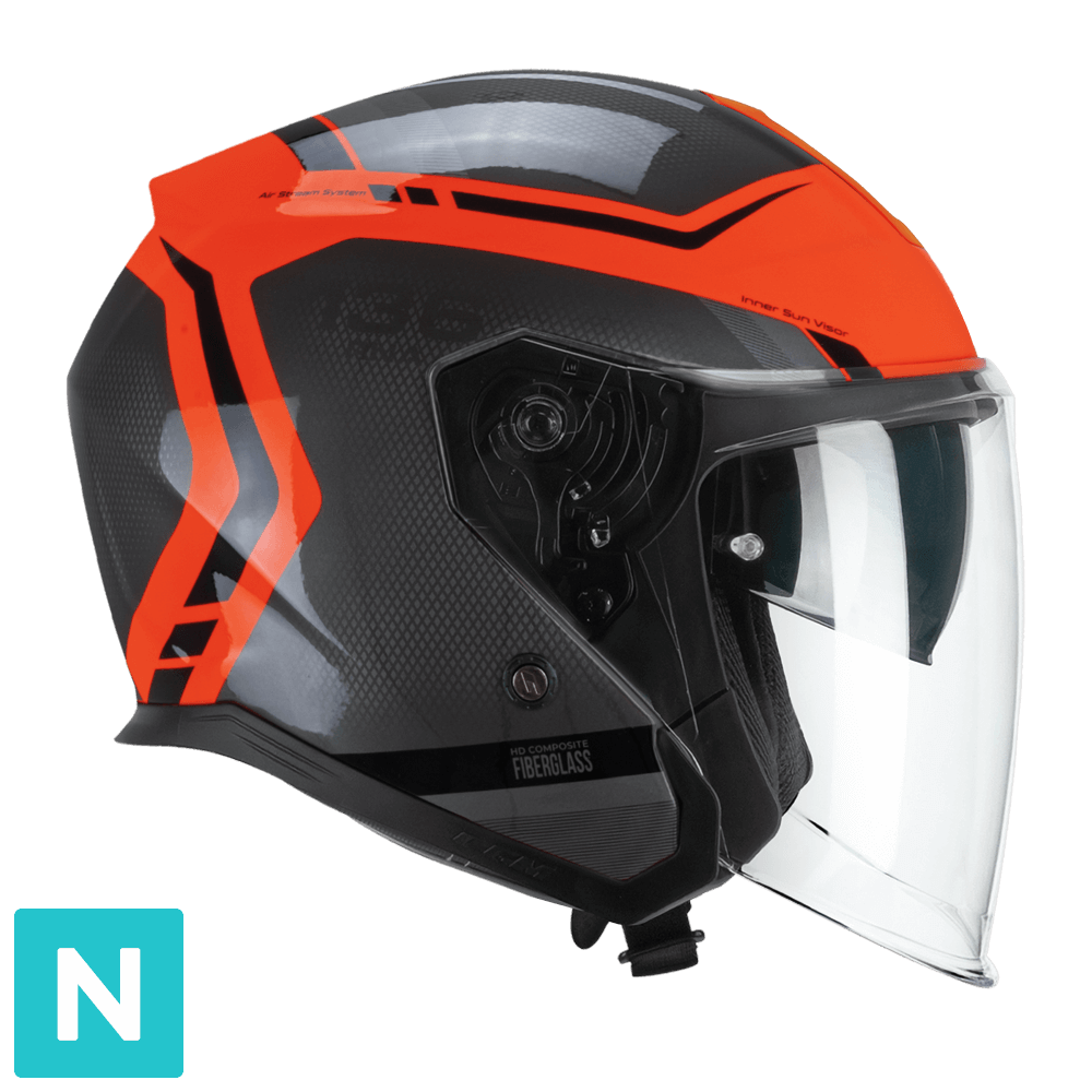 Colorazione Nero Rosso fluo
