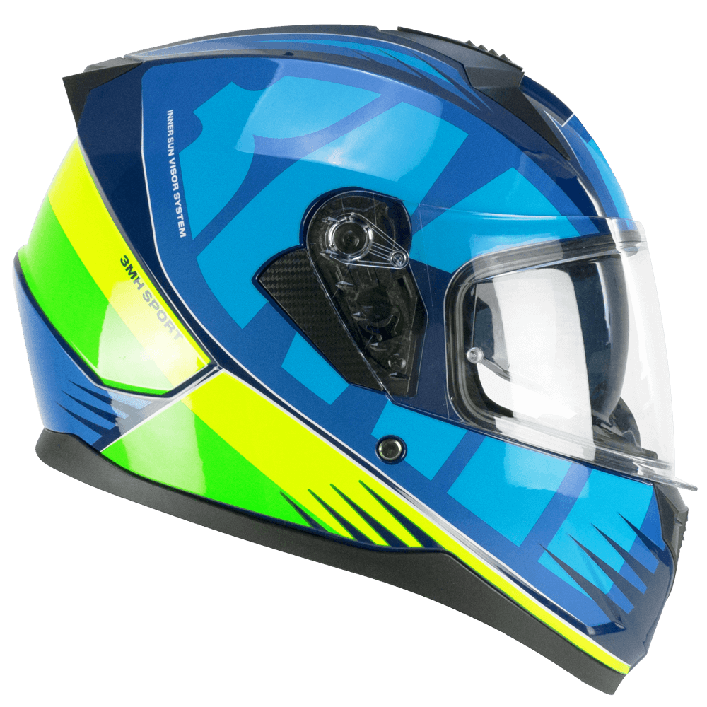 Colorazione Blu Giallo fluo
